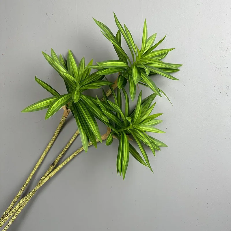 人工緑の植物熱帯ユリ竹花結婚式の装飾シミュレーションブラジル - Snake Plant のレビューと価格