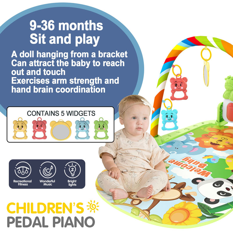 ベビー音楽活動ジムラグプレイマット新生児カーペットペダルピア - Repotting Mat のレビューと価格