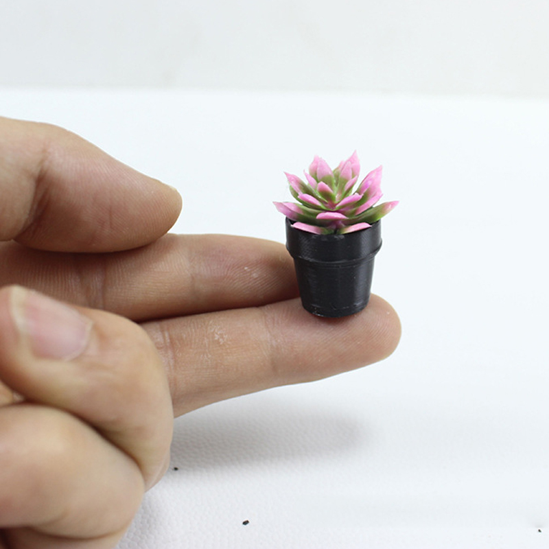 ジオラマ、ドールハウス、妖精の庭、机の装飾に使える、多肉植物 - Succulent Set のレビューと価格