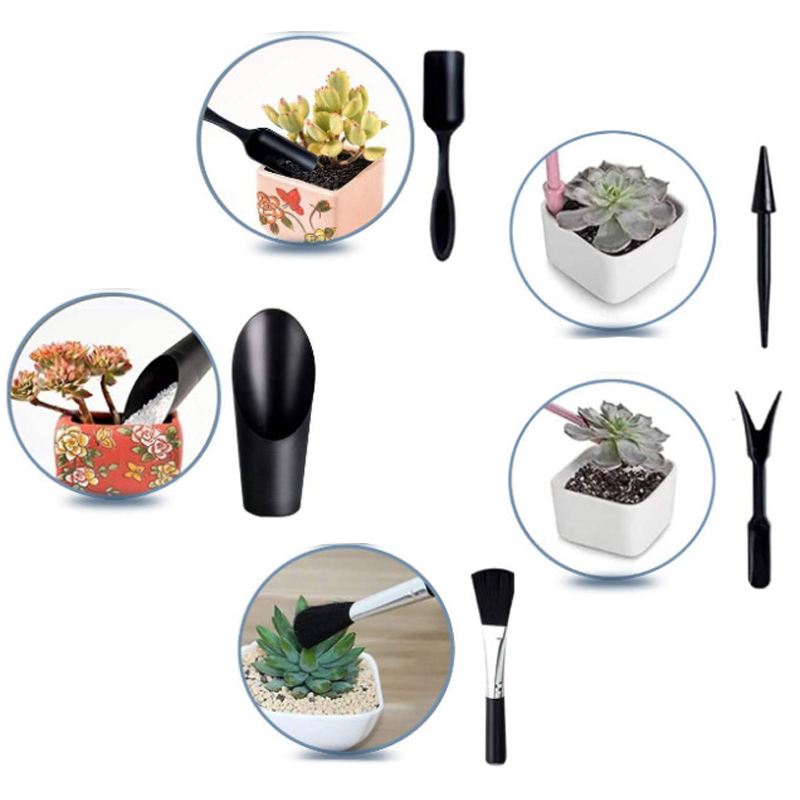 Tmz-ミニプラスチックガーデニングツールセット、園芸植物、 - Succulent Set のレビューと価格